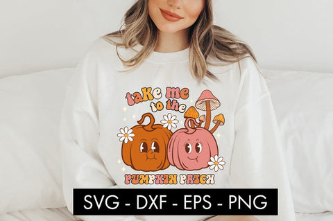 Take Me To The Pumpkin Patch SVG Cut File PNG SVG Freeling Design House 