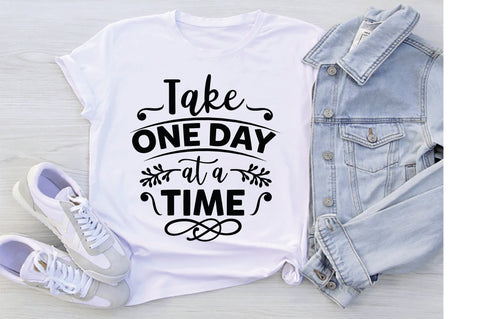 Take One Day At A Time SVG SVG Creativeart88 