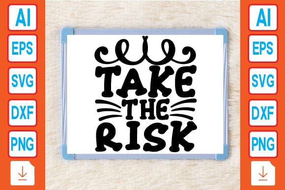Take the Risk SVG Craftlabsvg24 