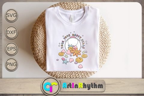 Take your happy pills Svg, Retro Groovy Svg, Hippie Svg, Mental Health Matters SVG Artinrhythm shop 