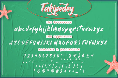 Takipedey - Handwritten Script Font Font Ibey Design 