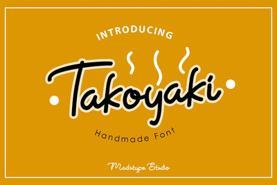 Takoyaki Font Madatype Studio 