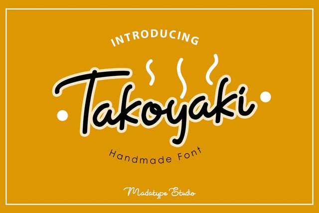 Takoyaki Font Madatype Studio 