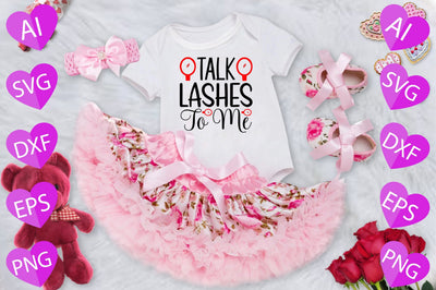Talk Lashes to Me SVG CraftlabSvg29 