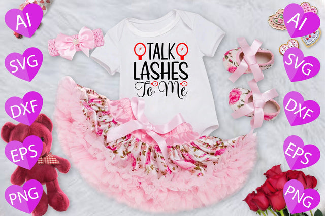Talk Lashes to Me SVG CraftlabSvg29 