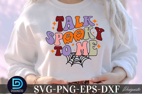 Talk spooky to me, Halloween Sublimation SVG Design Sublimation DESIGNISTIC 
