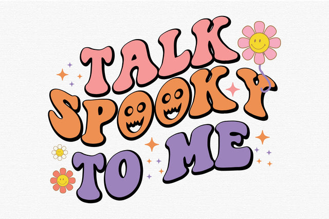 Talk Spooky to Me Halloween SVG Design SVG designartist 