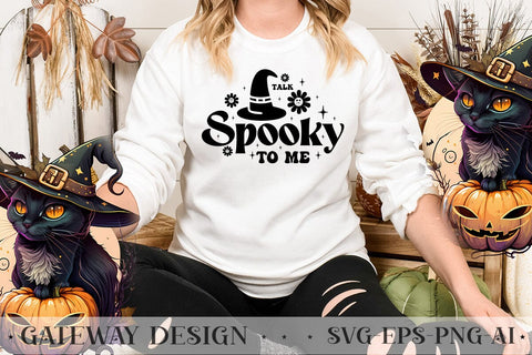 Talk Spooky To Me Svg Design SVG designmaster24 