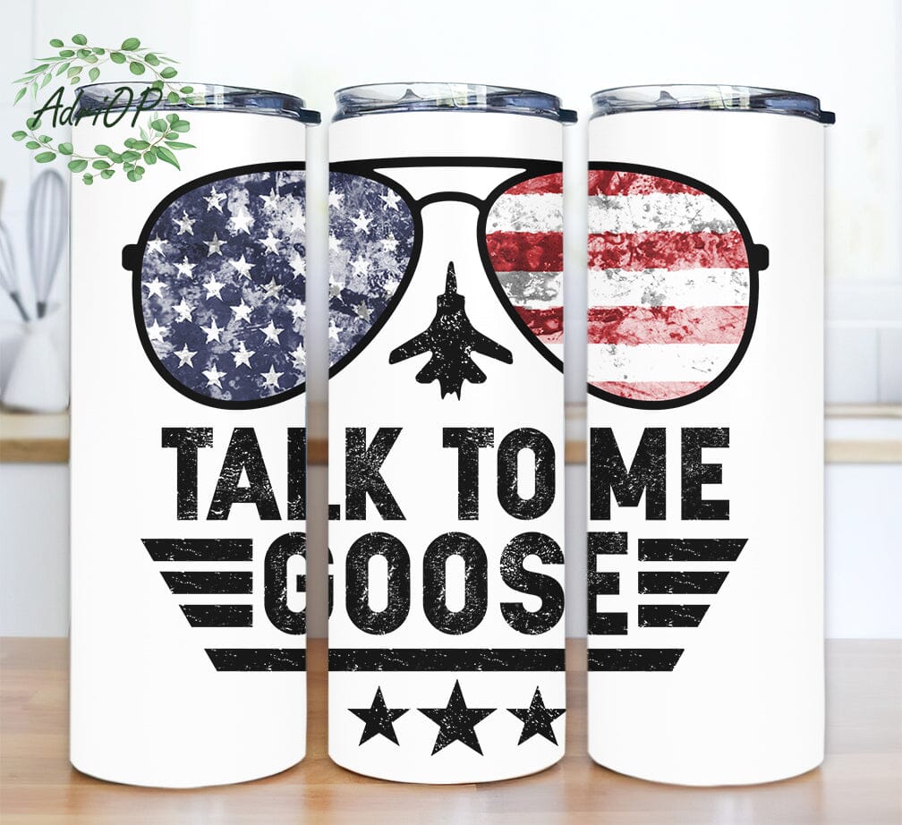 Vintage Top Gun Maverick Talk To Me Goose Tropical Sunglasses