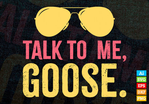 Talk to Me Goose Sunglass Summer Beach Life Svg Cut Files SVG DesignDestine 