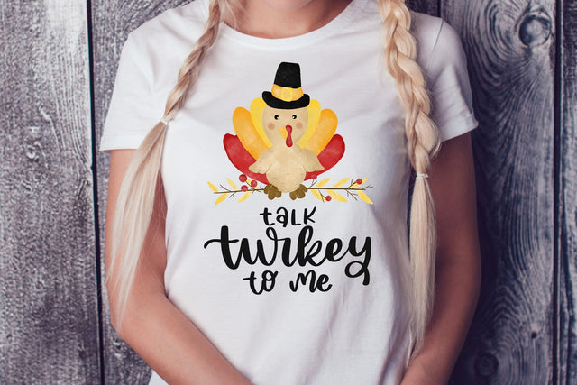 Talk Turkey To Me Sublimation, Thanksgiving Sublimation, Fall Autumn Clipart Sublimation dapiyupi store 