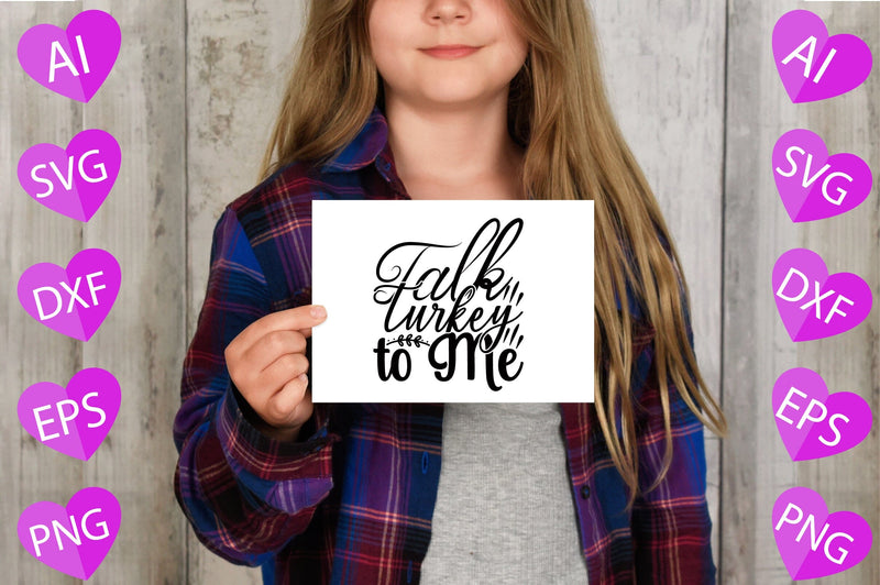 Talk Turkey to Me SVG CraftlabSvg29 