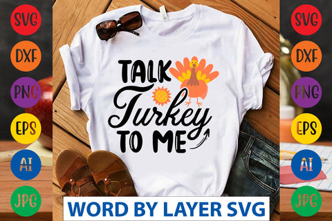 Talk Turkey To Me SVG CUT FILE SVG Rafiqul20606 