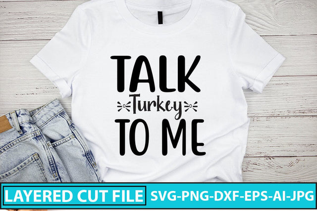 Talk Turkey To Me Svg Cut File SVG Syaman 