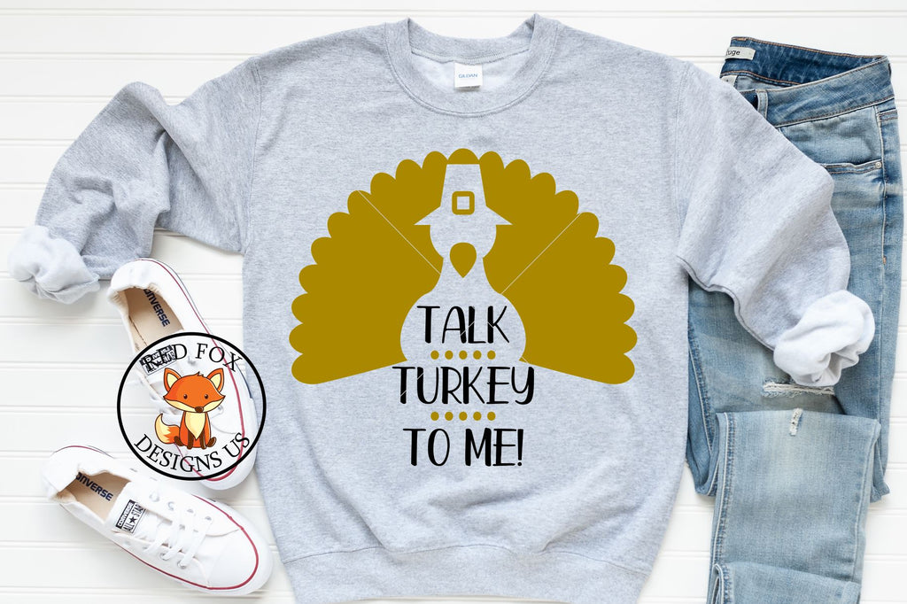 Talk Turkey To Me SVG, PNG, DXF - So Fontsy