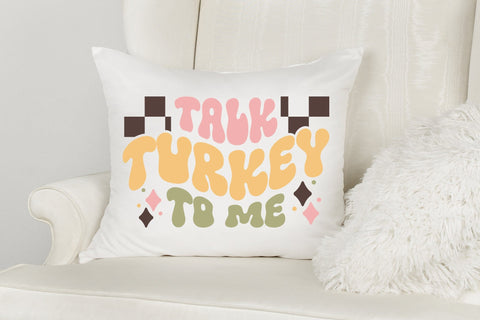 Talk Turkey to Me SVG | Retro Thanksgiving SVG SVG CraftLabSVG 