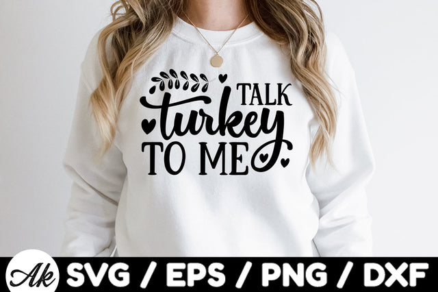 Talk turkey to me svg SVG akazaddesign 