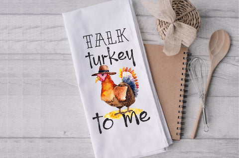 Talk Turkey To Me Thanksgiving Towel Sublimation Sublimation Jagonath Roy 