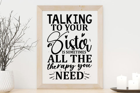 Talking to your Sister SVG SVG Regulrcrative 
