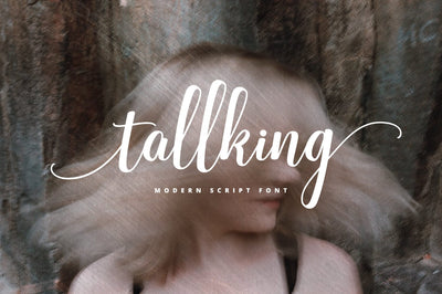 Tallking Script Font Fadeline Std. 