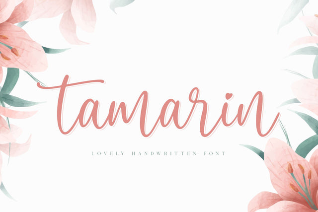 Tamarin – Lovely Handwritten Font Font Typobia 
