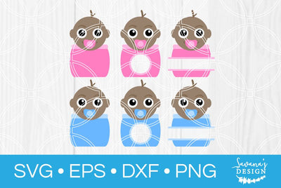 Tan Baby in Pocket SVG SavanasDesign 