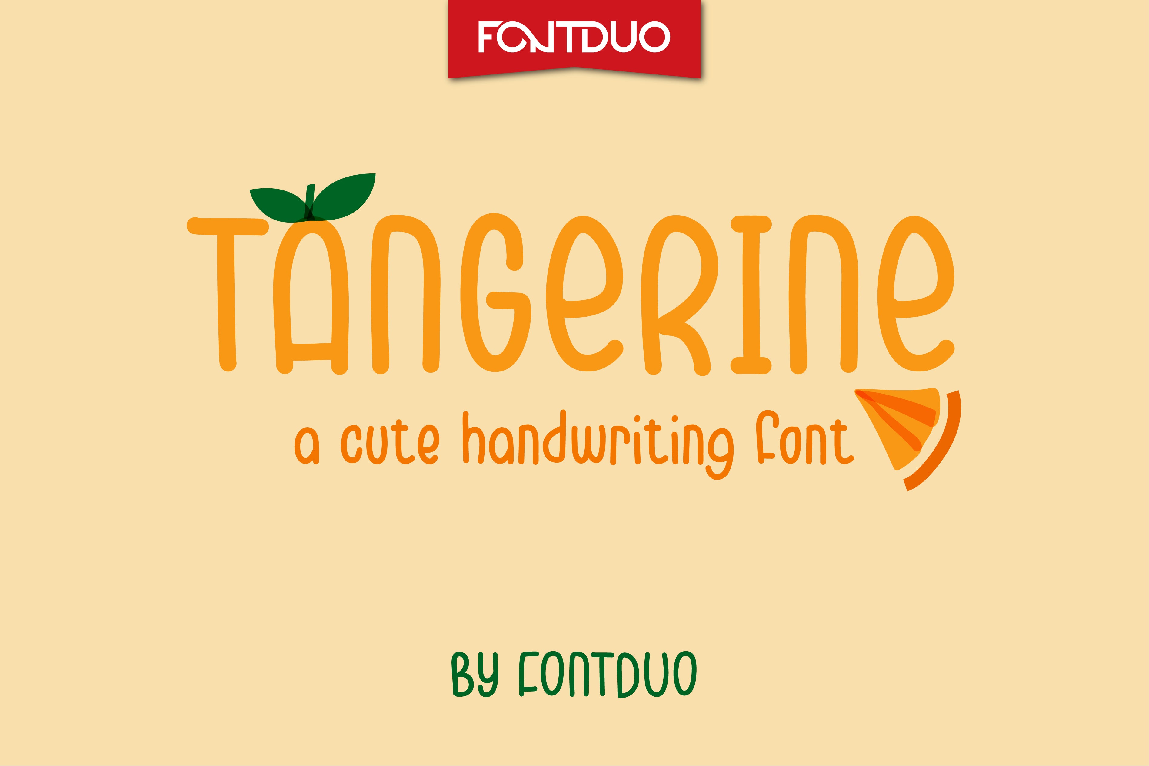 Tangerine - Cute Handwritten Font  Sans serif fonts, Cute fonts, Serif  fonts