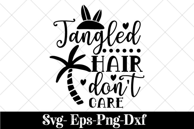 Tangled hair don't care svg, Tangled svg, Rapunzel svg, princess svg, cutting files for cricut silhouette clipart, svg, png SVG Svgcraft 