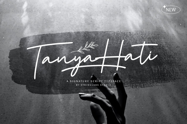 Tanya Hati - Signature Script Font Font StringLabs 