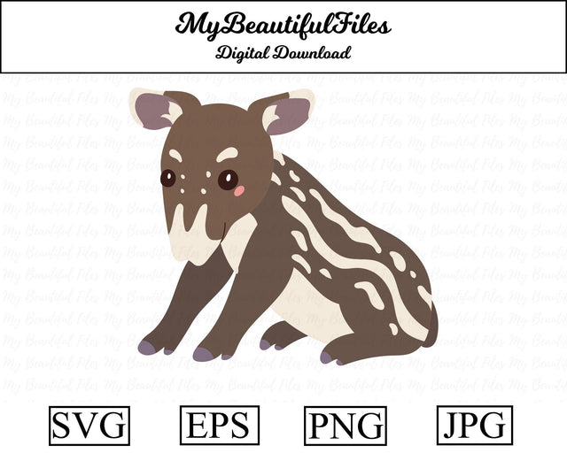 Tapir - Animal SVG MyBeautifulFiles 