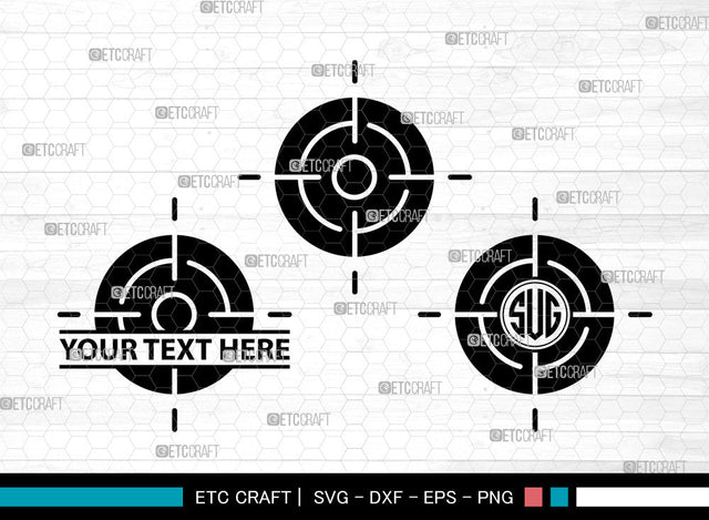 Target Icons Color, Target Svg, Gun Svg, Targets, Shooting Target, Target Bundle, Icon Bundle, Svg Cut File, Dxf, Eps, Png, SVG ETC Craft 