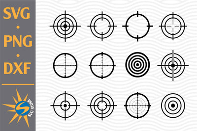 Target Silhouette SVG, PNG, DXF Digital Files Include SVG SVGStoreShop 