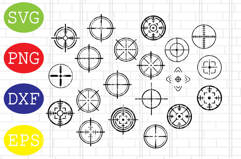 Target Destroyed Sticker Vector Target Svg, Target svg bundle, Target cut file, Target vector, Target ...