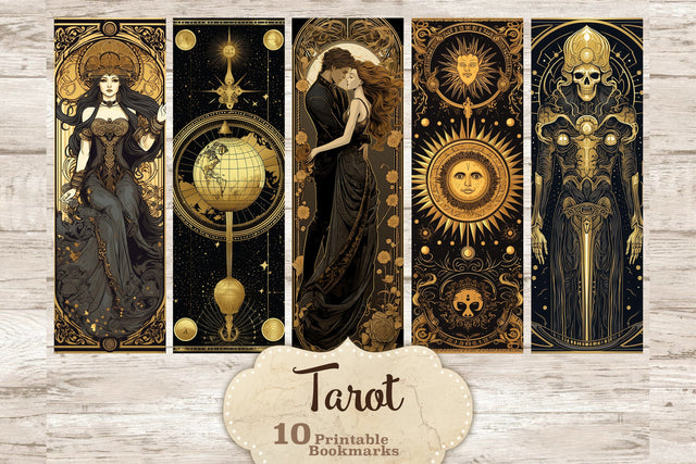 Tarot Printable Bookmarks | Zodiac Printable SVG GlamArtZhanna 