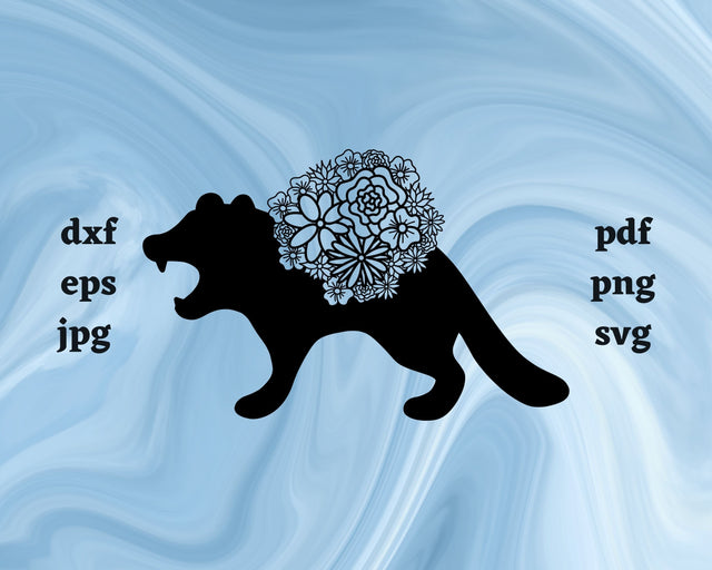 Tasmanian Devil Mandala SVG Cut File SVG Northern Light SVG 