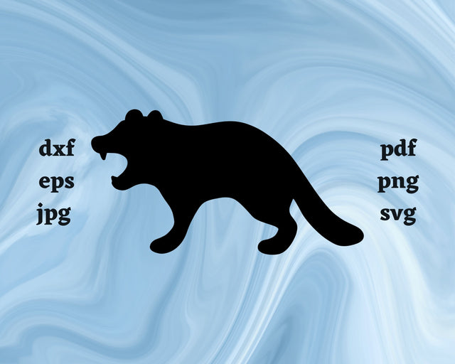 Tasmanian Devil SVG Cut File SVG Northern Light SVG 