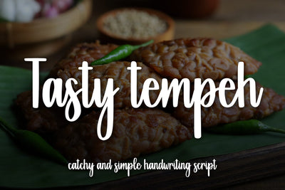 Tasty Tempeh Font Abo Daniel Studio 