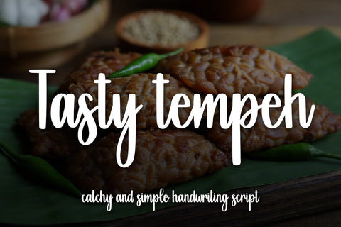 Tasty Tempeh Font Abo Daniel Studio 