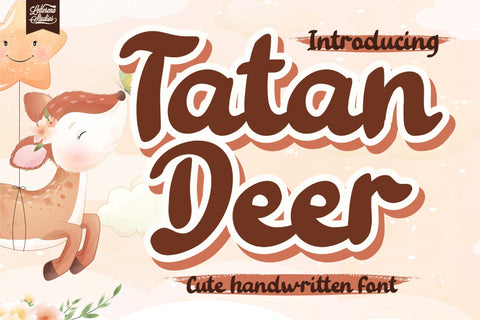 Tatan Deer Font Letterena Studios 