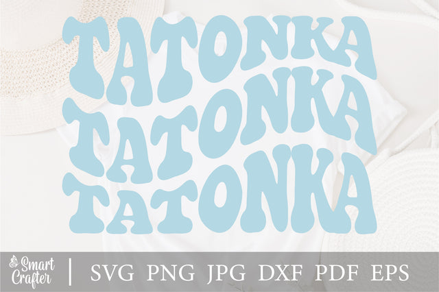 Tatonka wavy style svg, EPS PNG Cricut Instant Download SVG Fauz 
