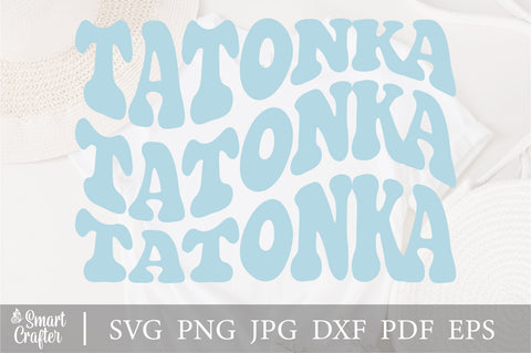 Tatonka wavy style svg, EPS PNG Cricut Instant Download SVG Fauz 