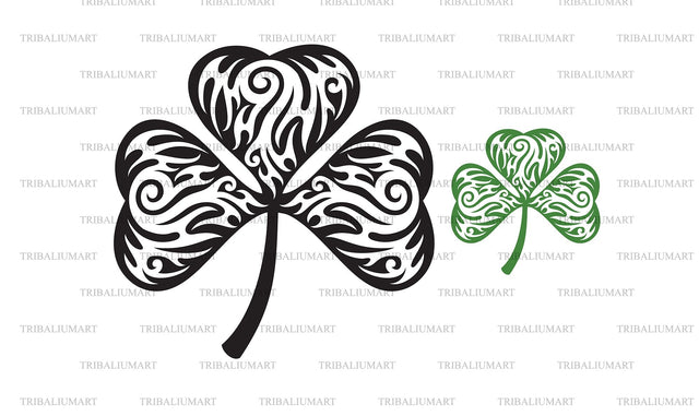 Tattoo clover SVG TribaliumArtSF 