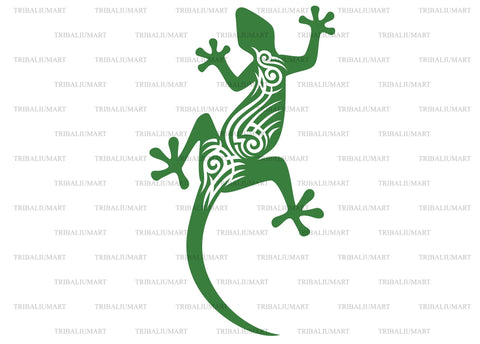 Tattoo lizard SVG TribaliumArtSF 