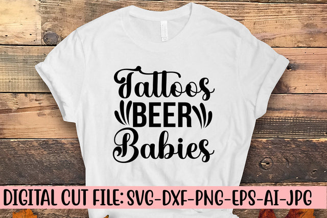 Tattoos Beer Babies SVG Cut File SVG Syaman 