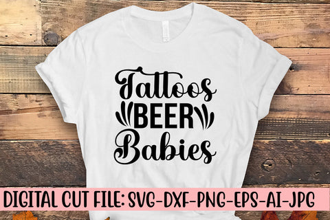 Tattoos Beer Babies SVG Cut File SVG Syaman 