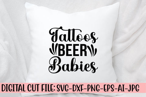 Tattoos Beer Babies SVG Cut File SVG Syaman 
