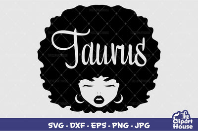 Taurus Afro Woman SVG The Clipart House 