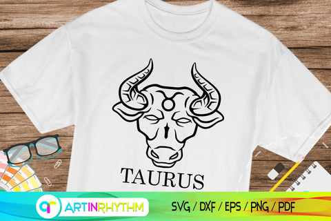 Taurus zodiac sign svg SVG Artinrhythm shop 