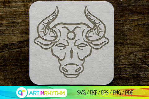 Taurus zodiac sign svg SVG Artinrhythm shop 