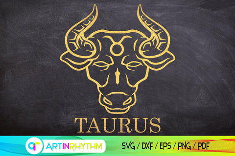 Taurus zodiac sign svg SVG Artinrhythm shop 